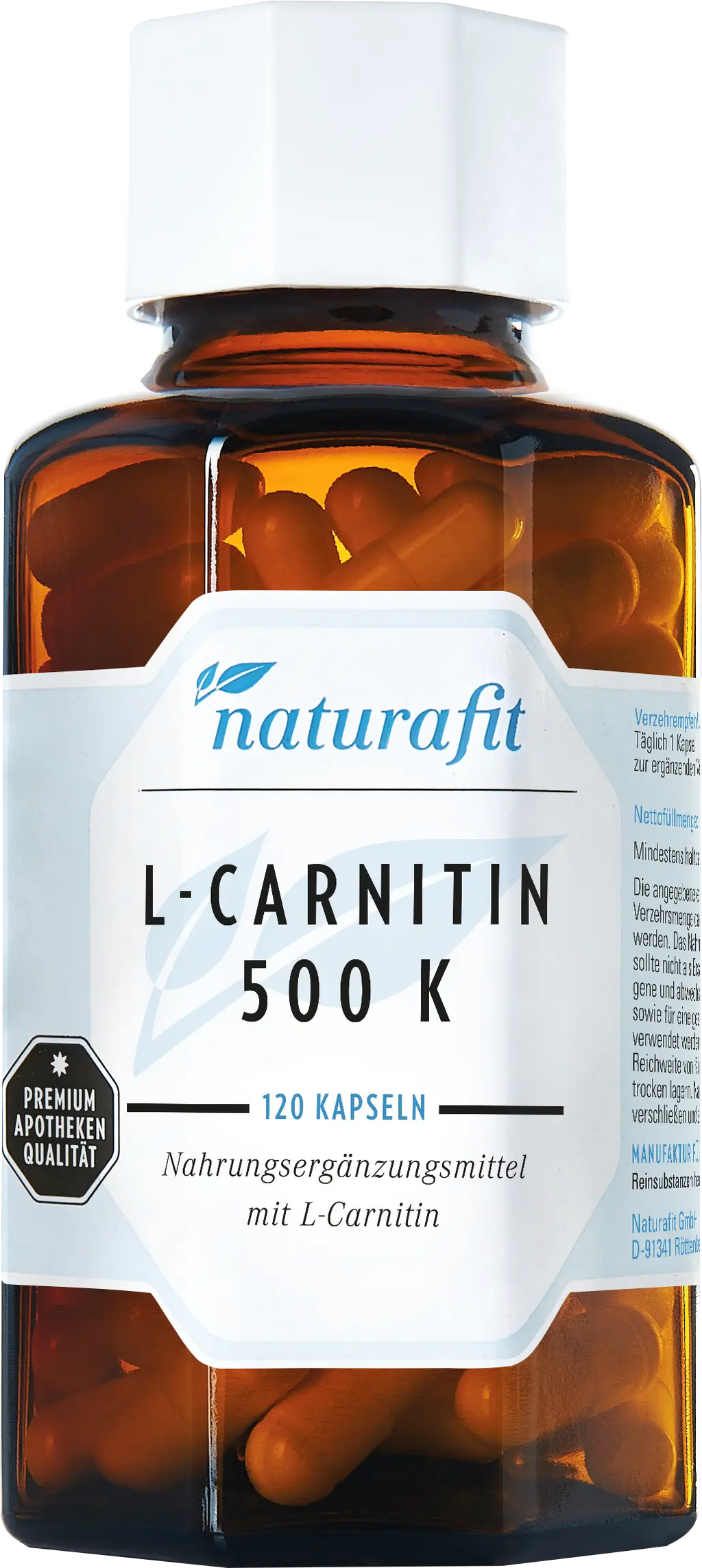 l-carnitin vegane ernährung L-Carnitin 500 K | Die Ergänzung für Vegetarier und Veganer