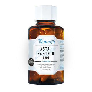 Naturafit Astaxanthin 4 mg 120 Kapseln – Nahrungsergänzungsmittel