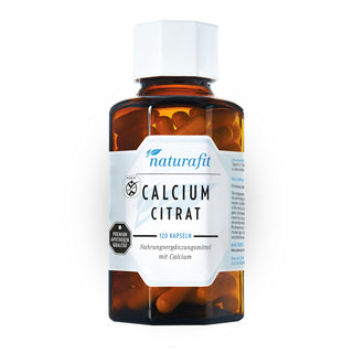 Naturafit Calcium Citrat 120 Kapseln – Nahrungsergänzungsmittel