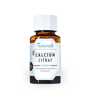 Naturafit Calcium Citrat 60 Kapseln – Nahrungsergänzungsmittel