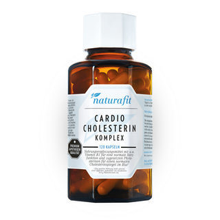 Naturafit Cardio Cholesterin Komplex 120 Kapseln – Nahrungsergänzungsmittel