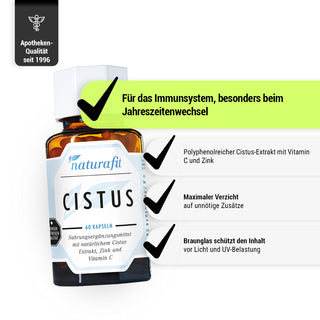 CISTUS – Produkteigenschaften