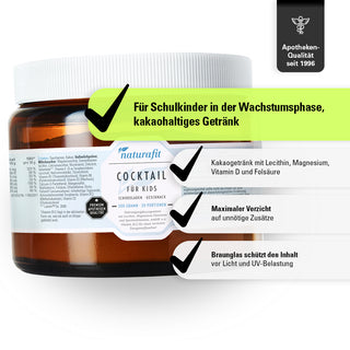 COCKTAIL FÜR KIDS – Produkteigenschaften