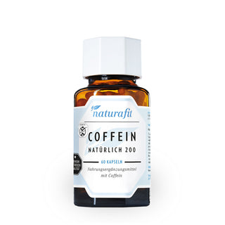 Naturafit Coffein Natürlich 200 60 Kapseln – Nahrungsergänzungsmittel