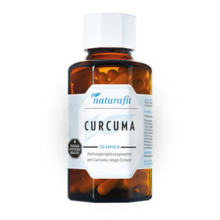 Naturafit Curcuma 120 Kapseln – Nahrungsergänzungsmittel