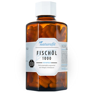 Naturafit Fischöl 1000 160 Kapseln – Nahrungsergänzungsmittel