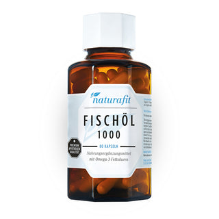 Naturafit Fischöl 1000 80 Kapseln – Nahrungsergänzungsmittel