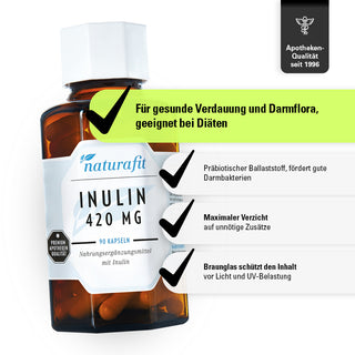 INULIN 420 MG – Produkteigenschaften