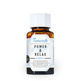 Naturafit Power & Relax 60 Kapseln – Nahrungsergänzungsmittel