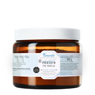 Naturafit Protein 136 Vanille 200 g – Nahrungsergänzungsmittel