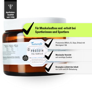 PROTEIN 136 VANILLE – Produkteigenschaften