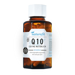 Naturafit Q10 120 mg Natürlich 180 Kapseln – Nahrungsergänzungsmittel