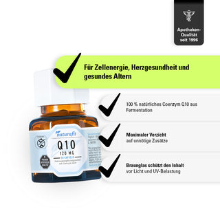 Q10 120 MG NATÜRLICH – Produkteigenschaften