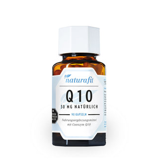 Naturafit Q10 30 mg Natürlich 90 Kapseln – Nahrungsergänzungsmittel