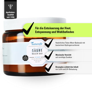 SÄURE BASEN BAD – Produkteigenschaften