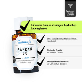 SAFRAN 30 – Produkteigenschaften