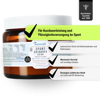 SPORT AUSDAUER DRINK – Produkteigenschaften