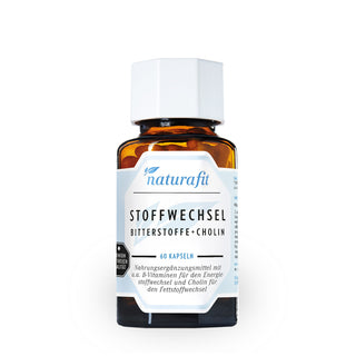 Naturafit Stoffwechsel Bitterstoffe + Cholin 60 Kapseln – Nahrungsergänzungsmittel