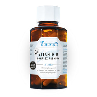 Naturafit Vitamin B Komplex Premium 120 Kapseln – Nahrungsergänzungsmittel