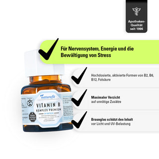 VITAMIN B KOMPLEX PREMIUM – Produkteigenschaften