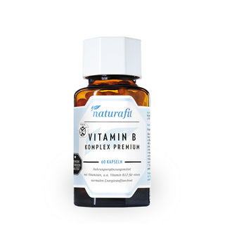 Naturafit Vitamin B Komplex Premium 60 Kapseln – Nahrungsergänzungsmittel