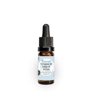 Naturafit Vitamin D3 2000 IE Tropfen Vegan 10 ml – Nahrungsergänzungsmittel