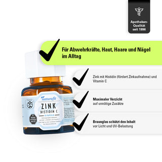ZINK HISTIDIN C – Produkteigenschaften