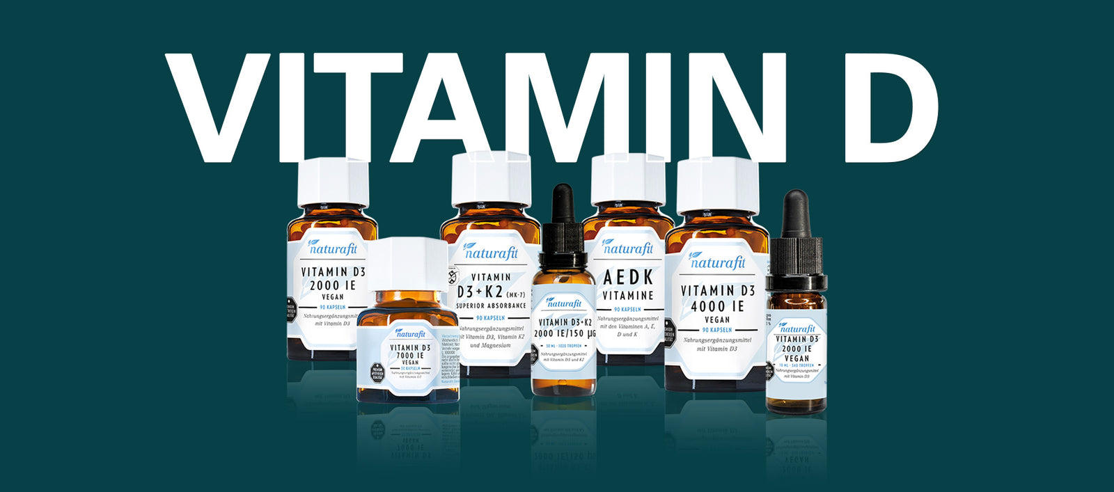naturafit Vitamin D – Produktübersicht